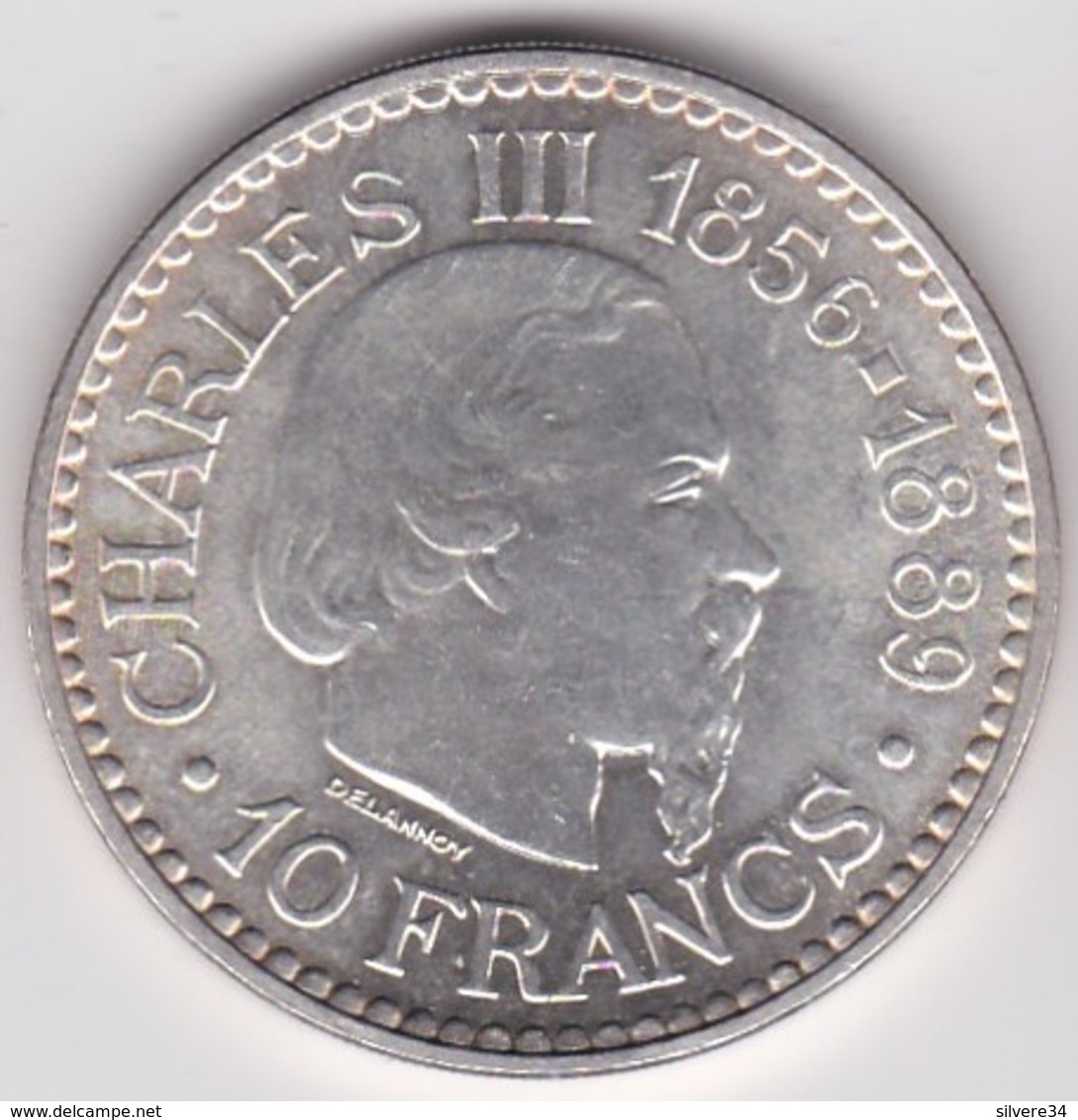 Monaco .10 Francs 1966. CHARLES III 1856-1889, En Argent - 1960-2001 Nouveaux Francs