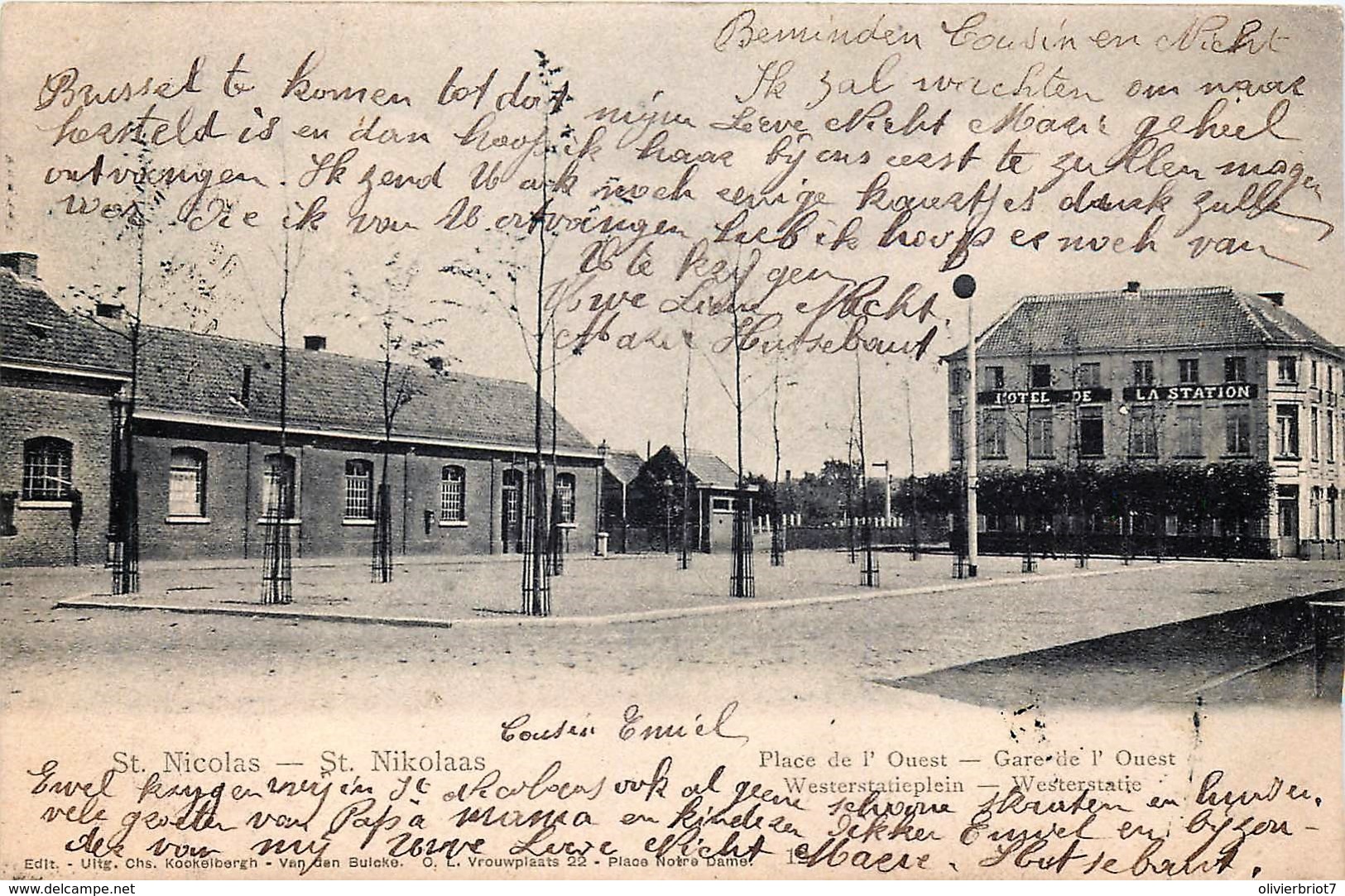 Saint-Nicolas - Place De L' Ouest - Gare De L' Ouest - Sint-Niklaas