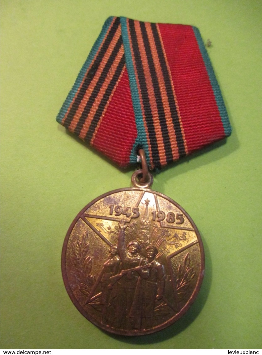 Médaille Empire Soviétique/ 40 Ans De La Victoire Dans La Grande Guerre Patriotique 1941-45/  1985  MED360 - Russie