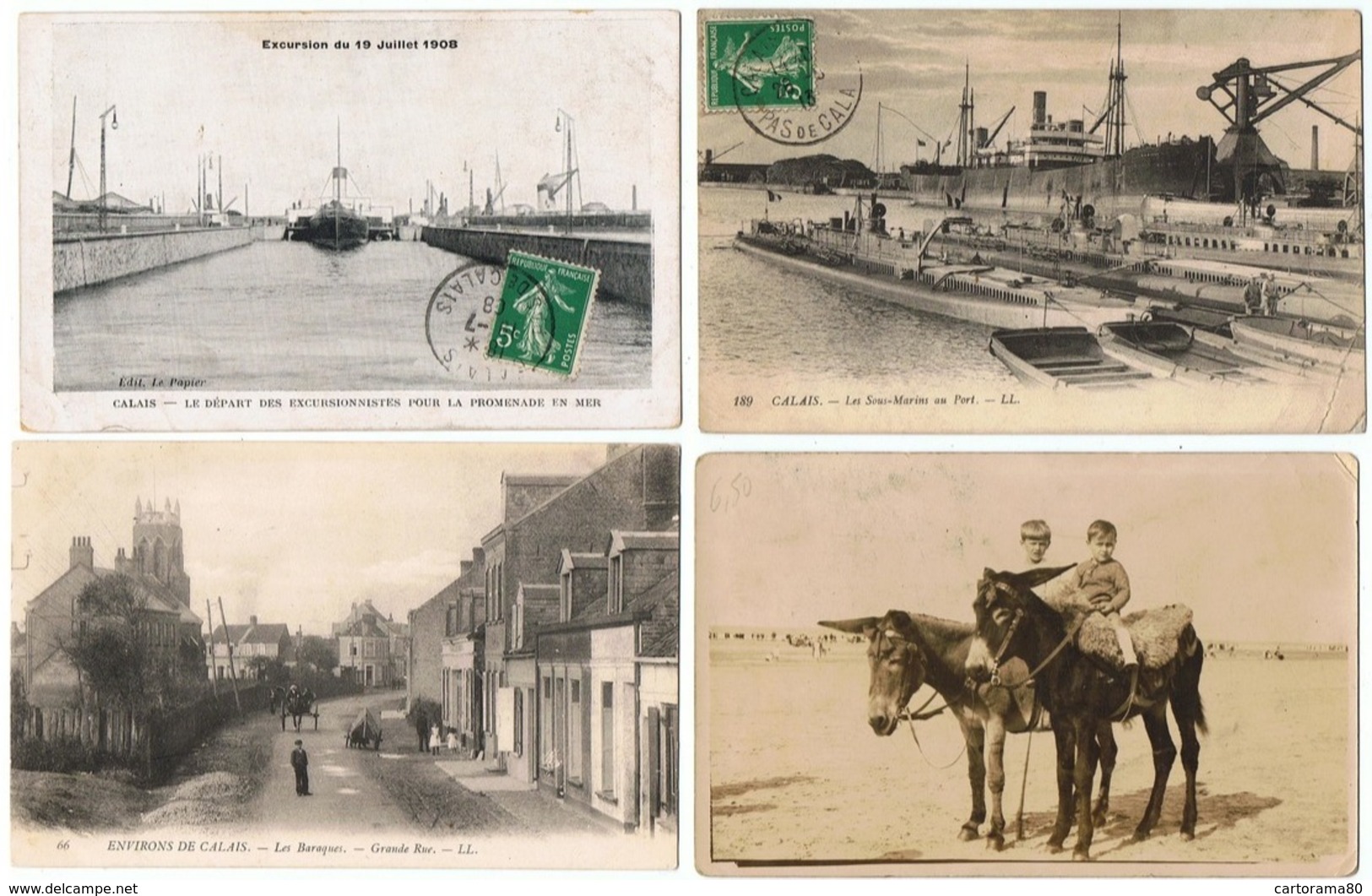 Calais / Lot De 15 Cartes - Calais