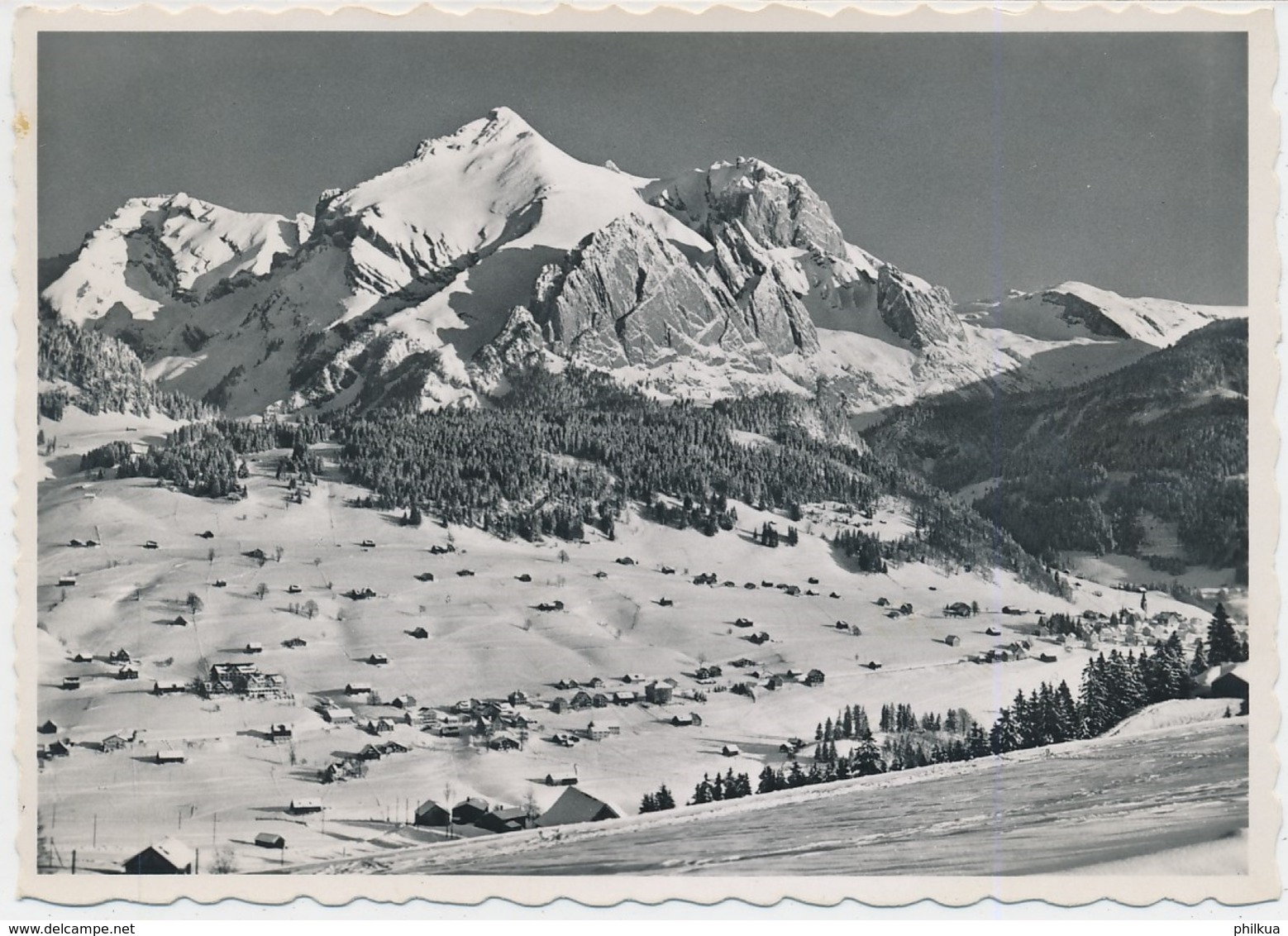 Wildhaus Mit Säntis - Foto A. Eggenberger Walzenhausen - Gelaufen Ab Wildhaus - Wildhaus-Alt Sankt Johann