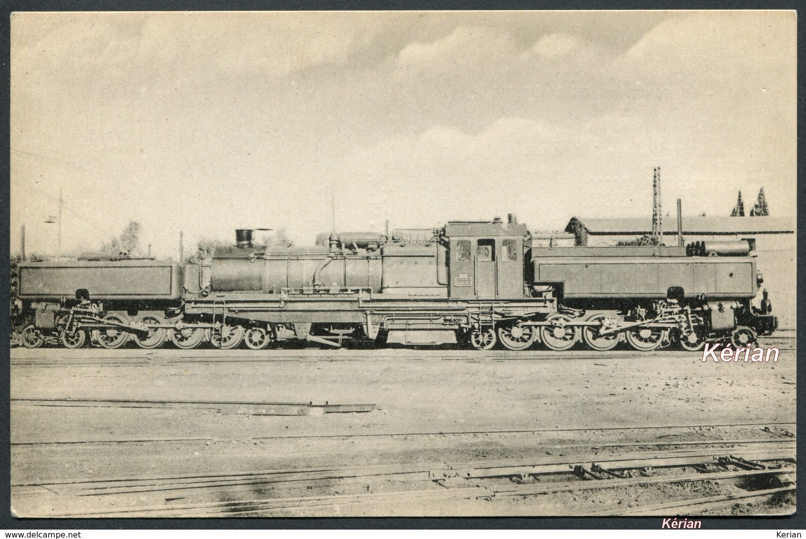 Locomotives De L'Algérie (P.L.M.) - Locomotive Articulée Système Ganatt Type 2D1-1D2 - N° 616 - H.M.P. - Voir 2 Scans - Trains