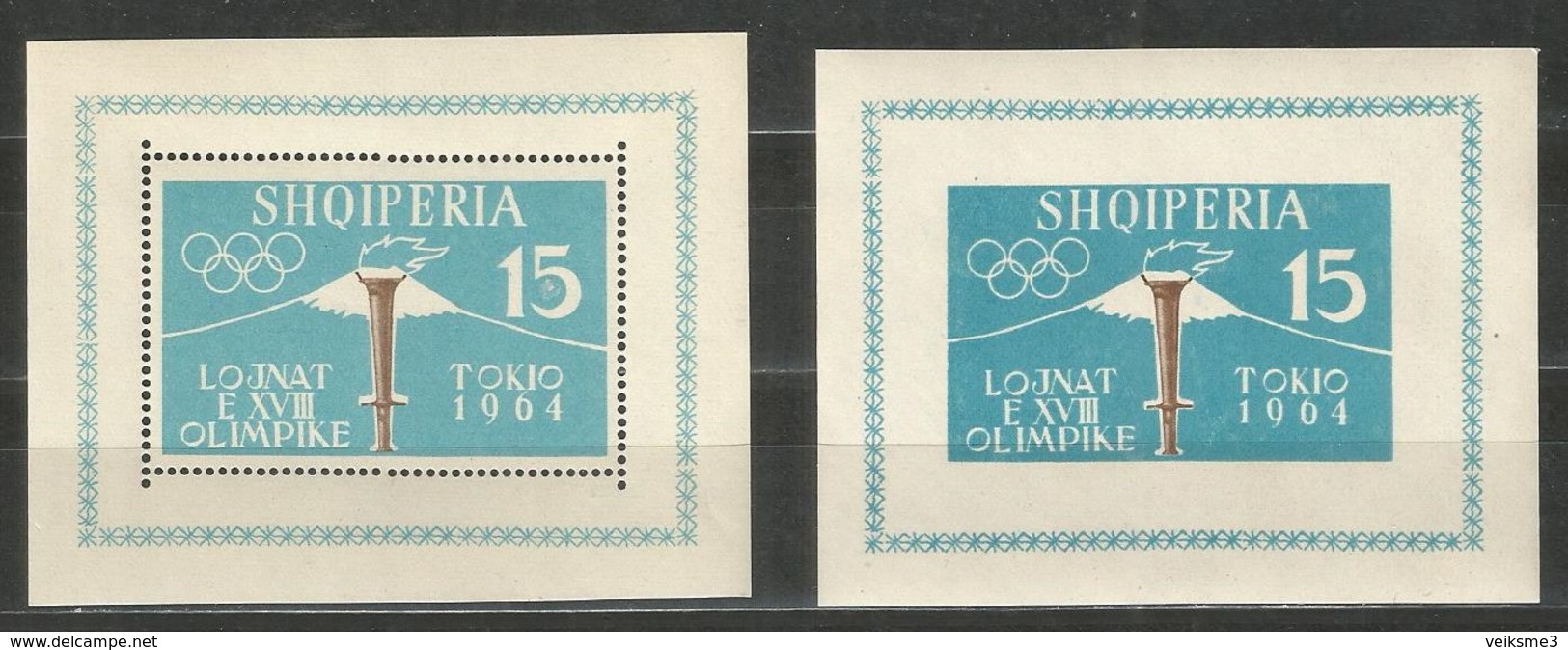 ALBANIA - MNH - Sport - Olympic Games - Tokyo 1964 - Perf. + Imperf. - Otros & Sin Clasificación