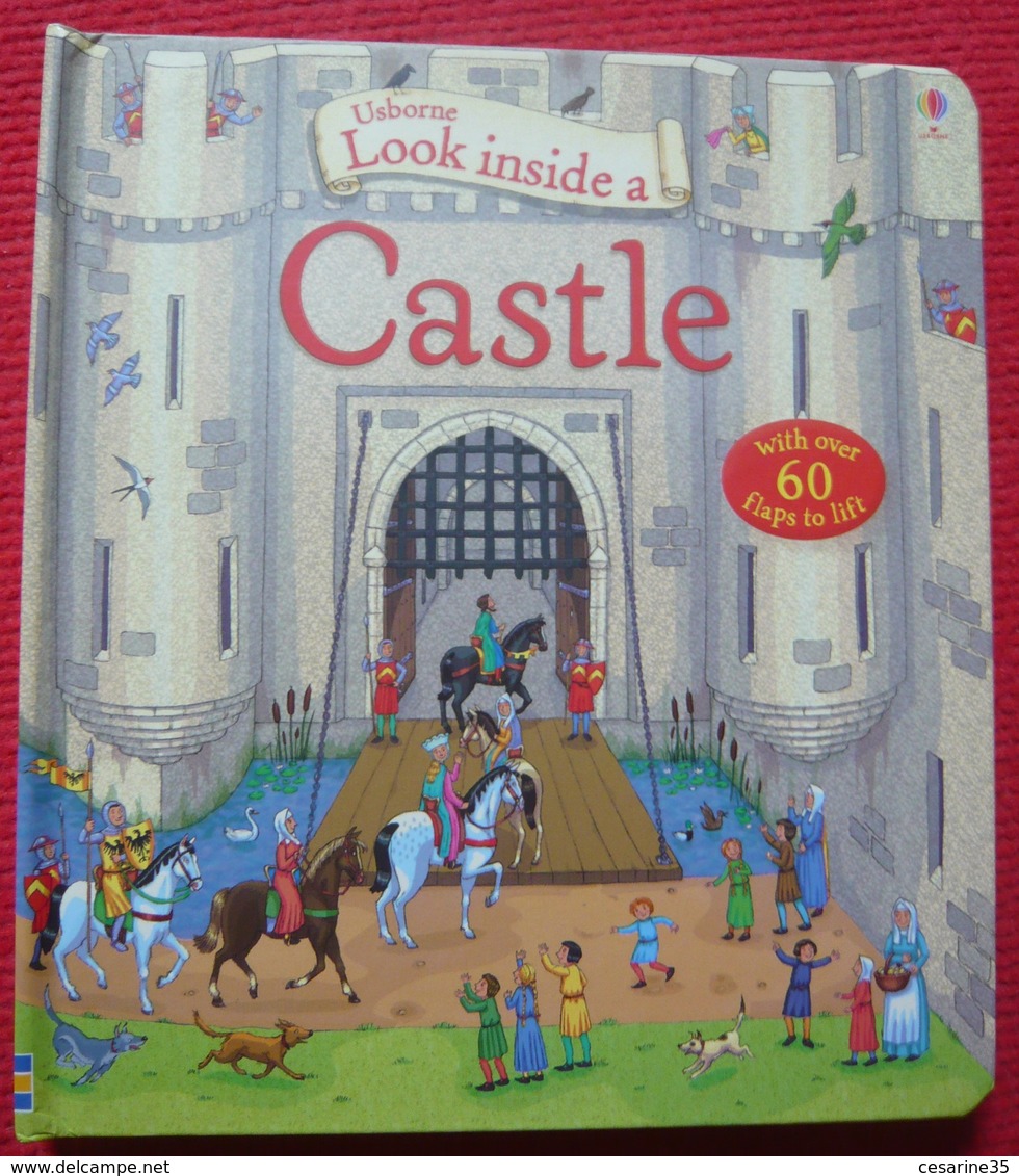 Usborne – Look Inside A Castle - Pop-up Boeken