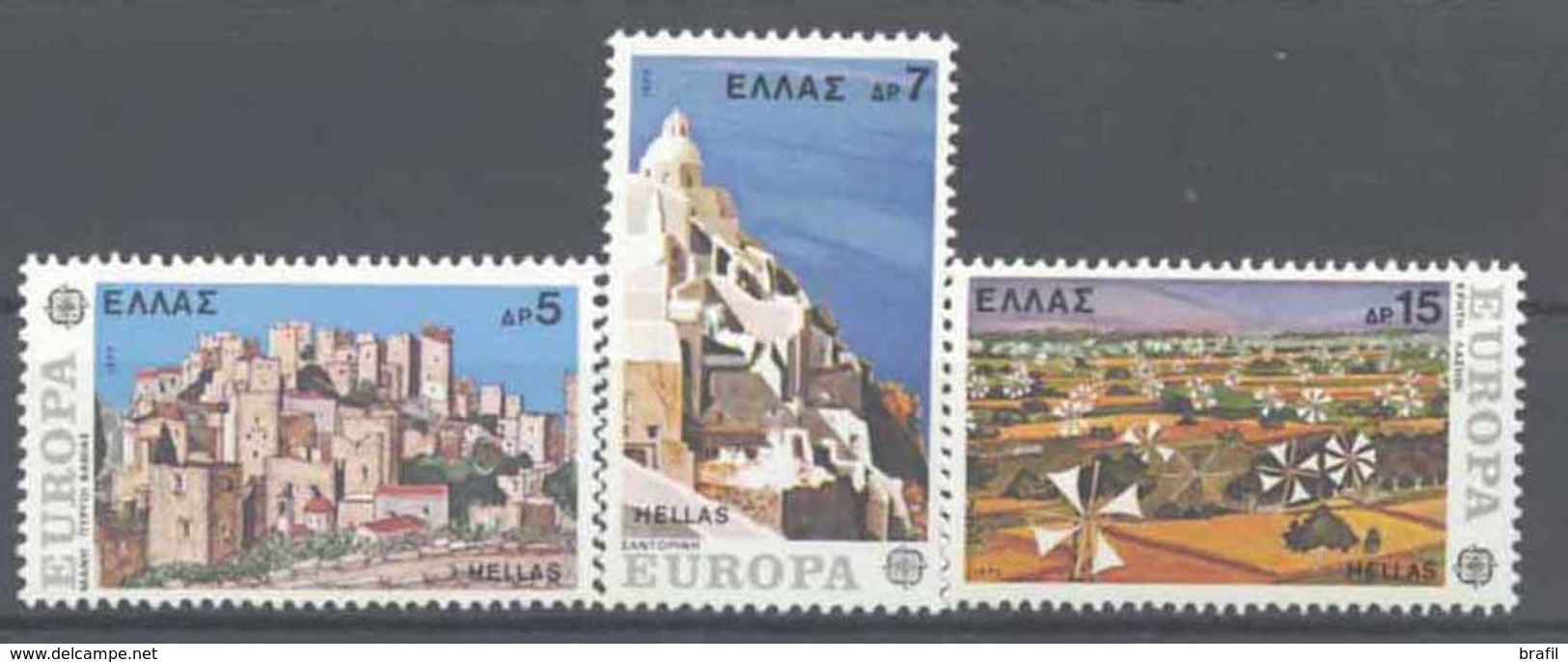 1977 Europa C.E.P.T., Serie Grecia, Serie Completa Nuova (**) - 1977
