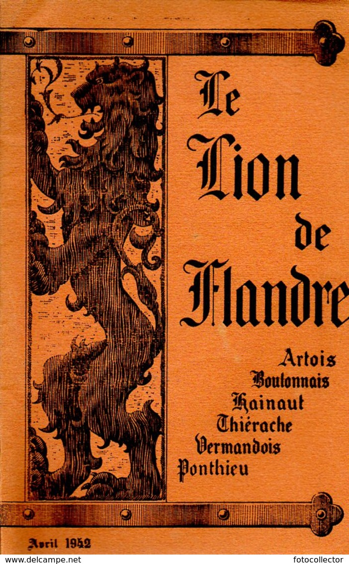 Le Lion De Flandre (avril 1942) - Picardie - Nord-Pas-de-Calais