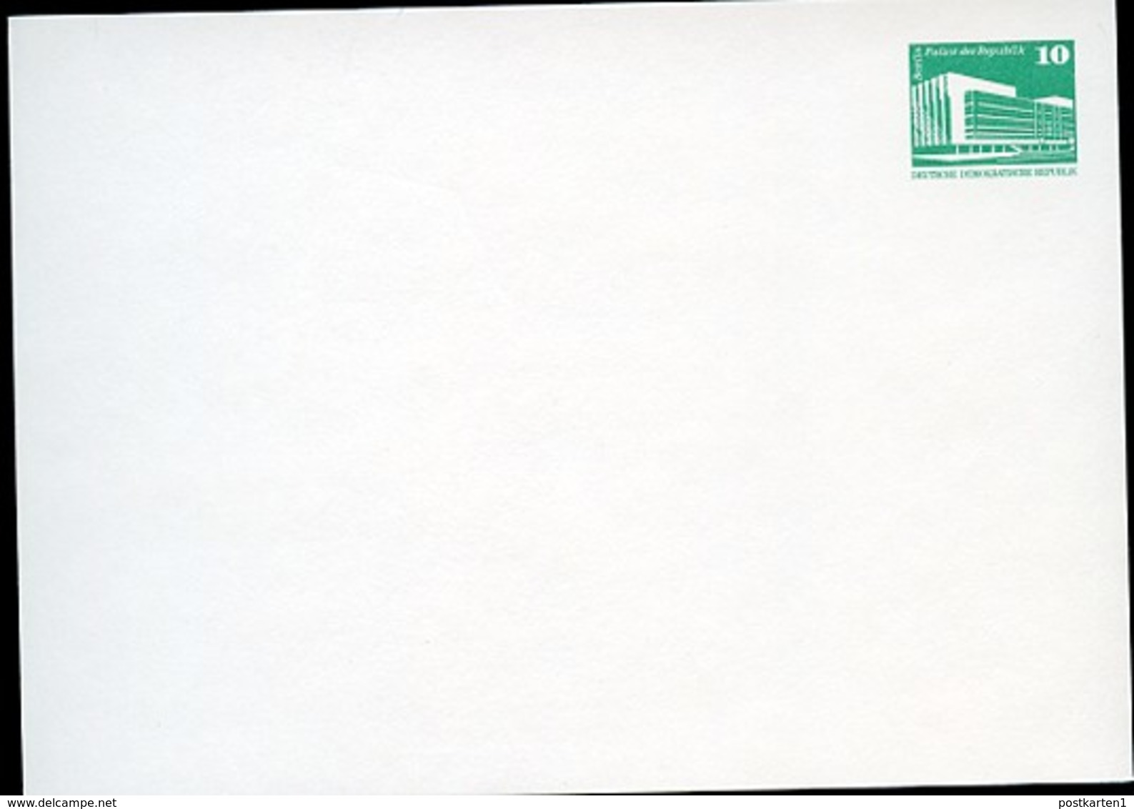 DDR PP18 B2/013 Privat-Postkarte FARBAUSFALL BLINDDRUCK Moritzburg Halle 1984 - Privé Postkaarten - Ongebruikt