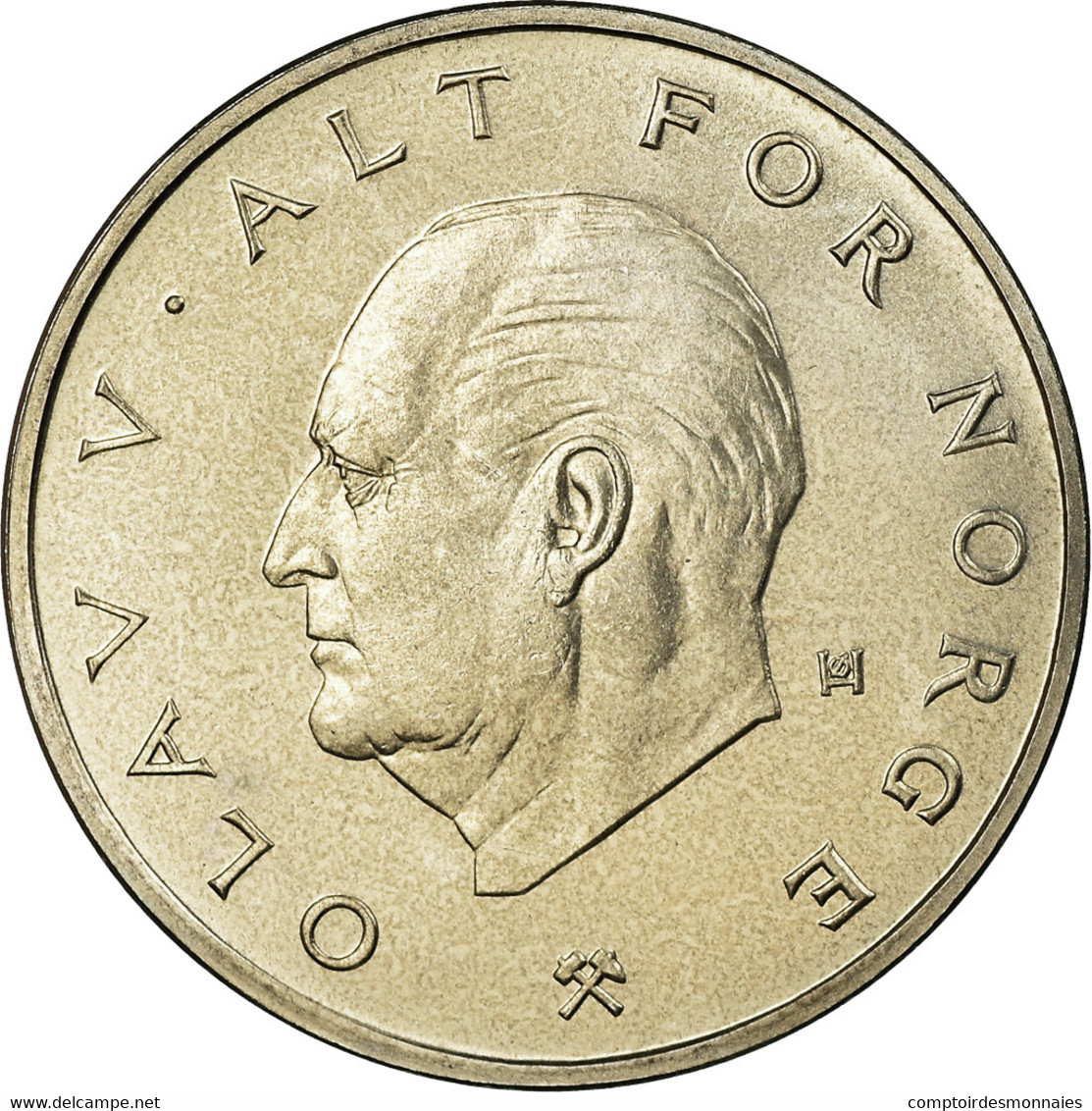 Monnaie, Norvège, Olav V, Krone, 1974, SPL, Copper-nickel, KM:419 - Norvège