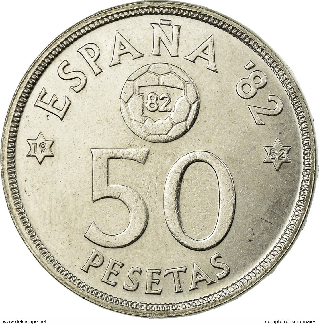 Monnaie, Espagne, Juan Carlos I, 50 Pesetas, 1982, SPL, Copper-nickel, KM:819 - 50 Pesetas