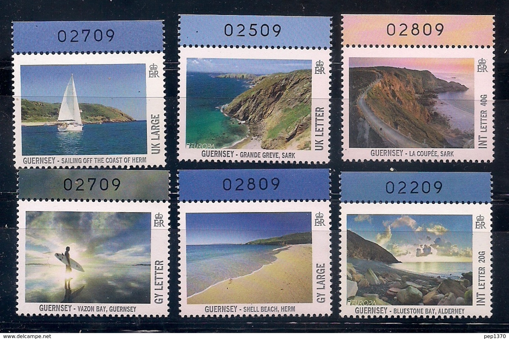 GUERNSEY 2012 - EUROPA - VISITE GUERNSEY - SET OF 6 STAMPS - 2012
