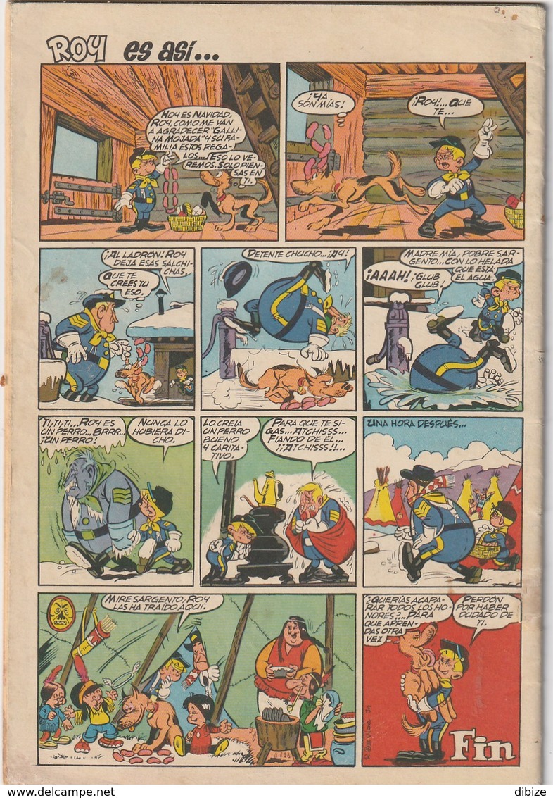 España. Revista Juvenil De Comicos. Davy Y Su Fiel Roy.  Almanaque 1968. Completa. - Otros & Sin Clasificación