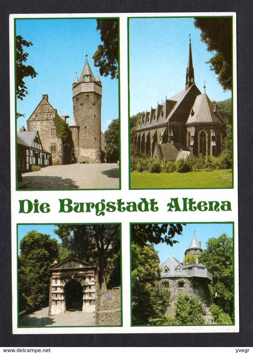 Allemagne - 5990 - ALTENA - Die Burgstadt Altena - Diverses Vues De La Ville - Altena