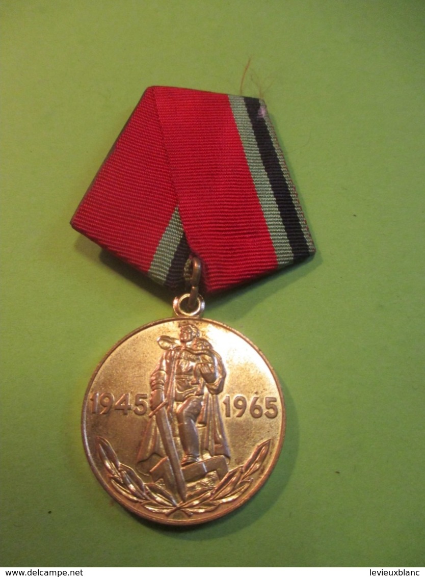 Médaille /Empire Soviétique/ Médaille Du XXéme Anniversare De La Seconde Guerre Mondiale/ 1965                   MED369 - Russia