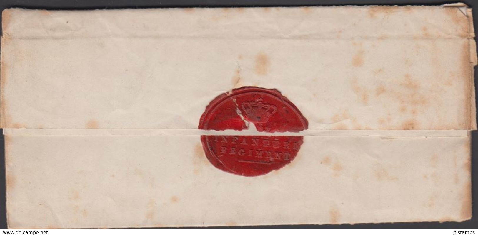 1863. Military Cover To 2. Infanteri Regiments 3. Compani I Bro From Commandant Kjett... () - JF321196 - Schleswig-Holstein