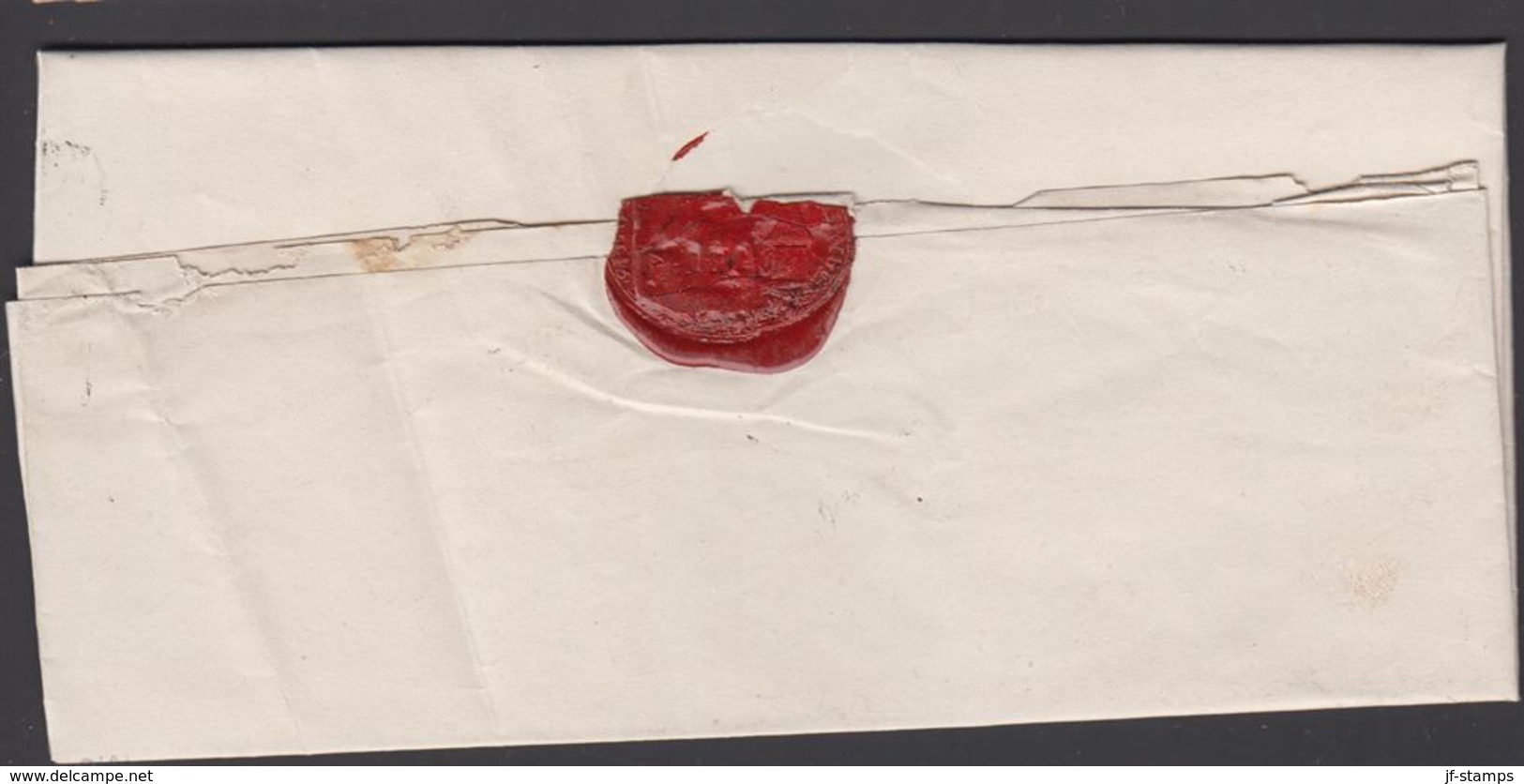 1860. LÆK 5 12 __ To Tondern. Seal. __Postage Marking In Red 12 () - JF321197 - Schleswig-Holstein