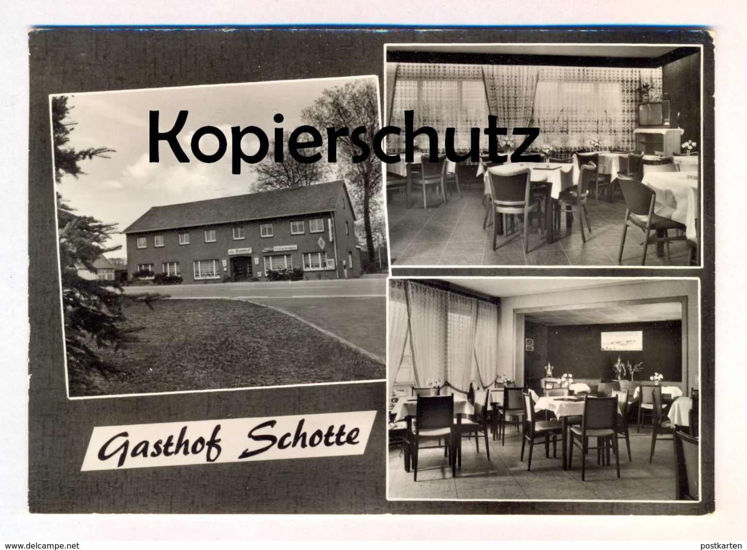 ALTE POSTKARTE LINGEN EMS GASTHOF FRANZ SCHOTTE ESTRINGEN 5 FREMDENZIMMER IMBISS Cpa AK Ansichtskarte Postcard - Lingen