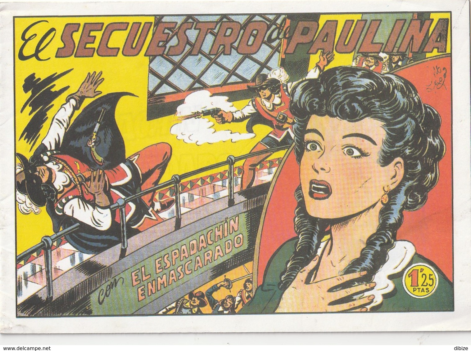 España. Revista De Comicos. El Espadachín Enmascarado. El Secuestro De Paula. N° 8. - Autres & Non Classés