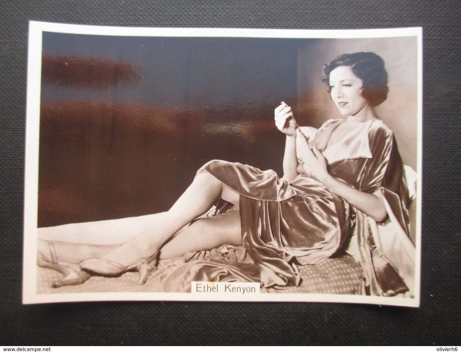 REAL PHOTO - PIN UP (V2004) ETHEL KENYON (2 Vues) N°02 BEAUTIES OF TO-DAY Fifth Series - Phillips / BDV