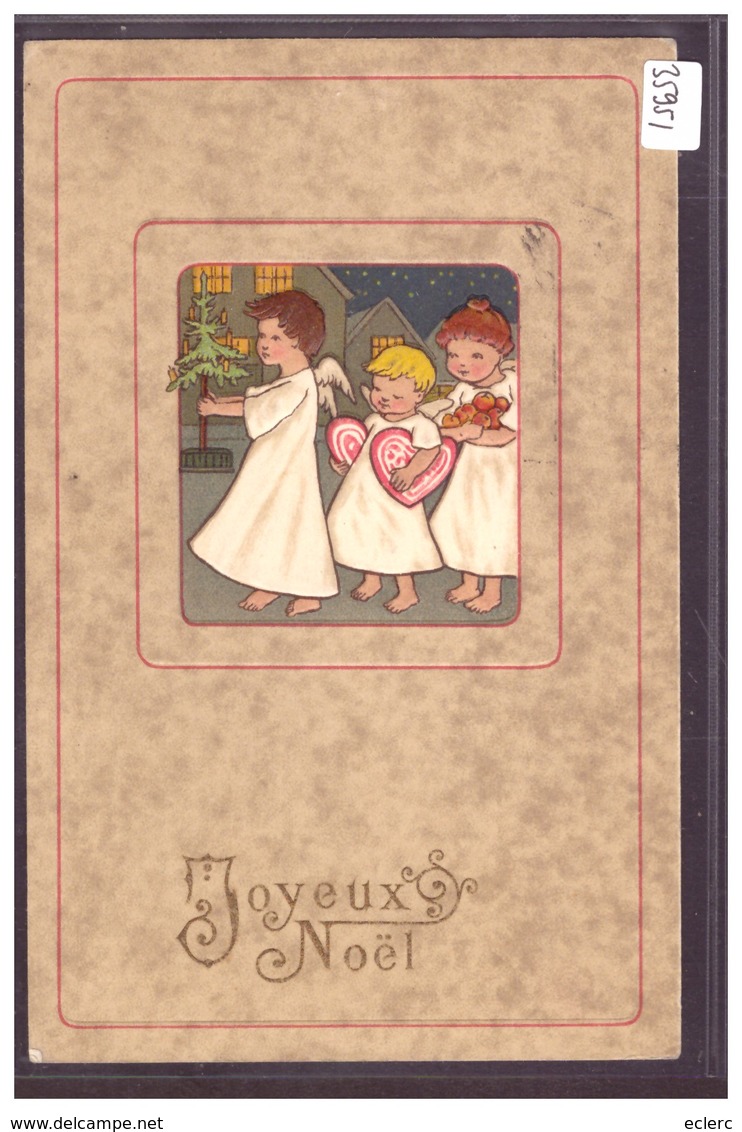 JOYEUX NOEL - ENFANTS - CARTE EN RELIEF - PRÄGE KARTE - TB - Autres & Non Classés