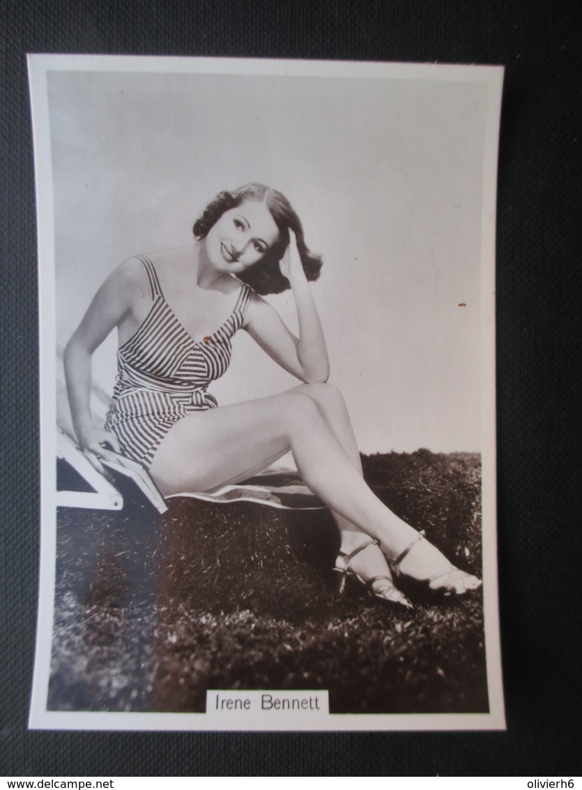 REAL PHOTO - PIN UP (V2004) IRENE BENNETT (2 Vues) N°17 BEAUTIES OF TO-DAY Fifth Series - Phillips / BDV