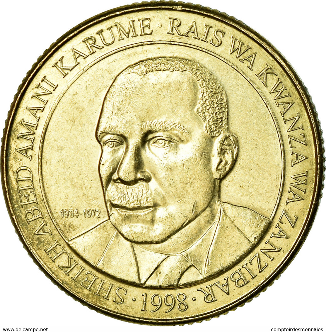 Monnaie, Tanzania, 200 Shilingi, 1998, SUP, Copper-Nickel-Zinc, KM:34 - Tanzanie