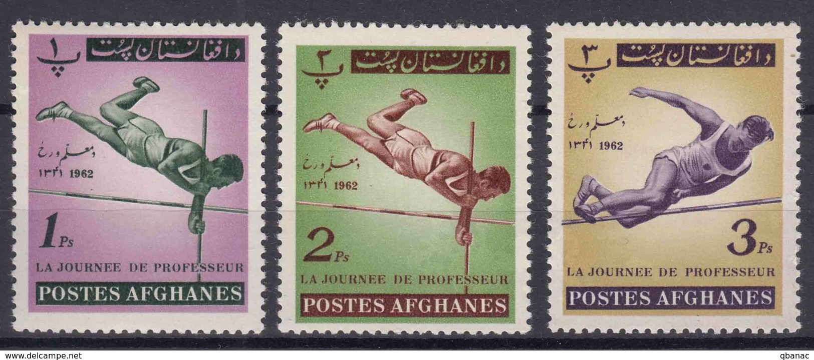 Afghanistan 1962 Sport Mi#722-724 Mint Never Hinged - Afghanistan