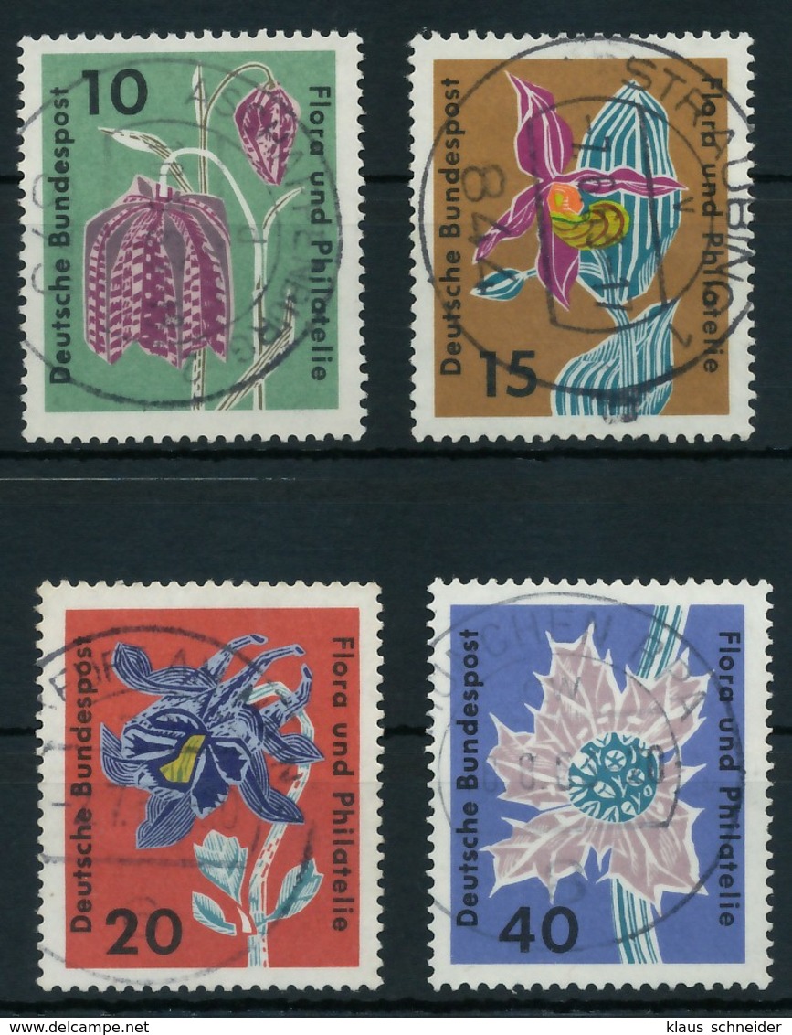 BRD 1963 Nr 392-395 Zentrisch Gestempelt X7F7AE2 - Used Stamps