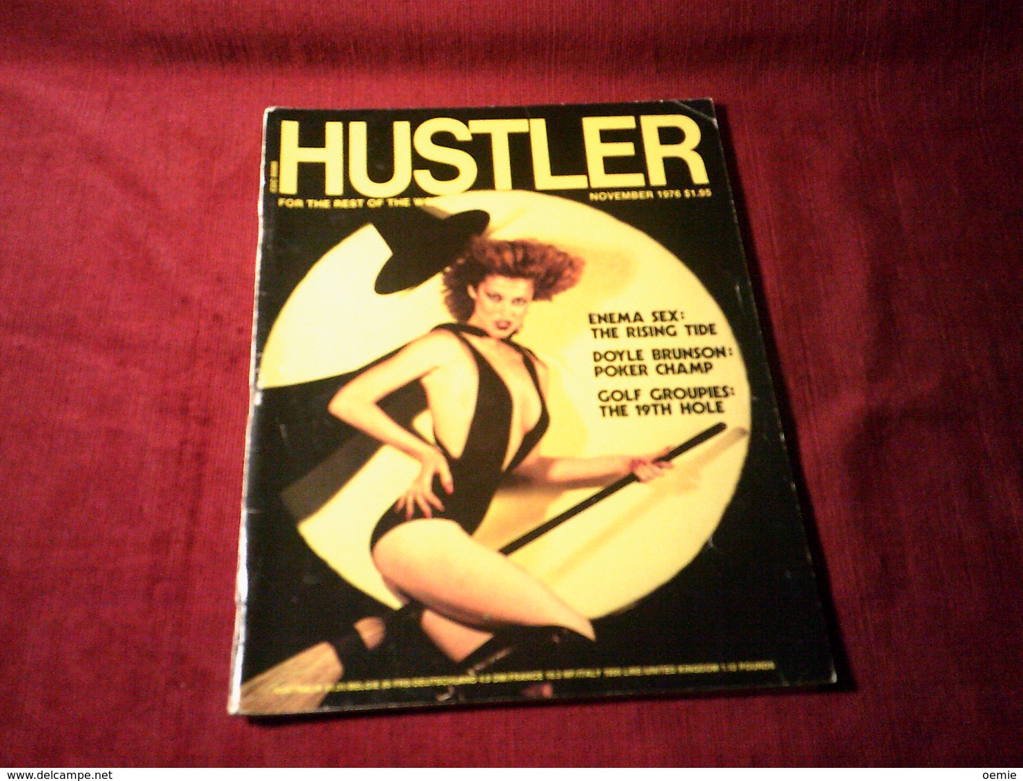 HUSTLER    VOL 3  N° 5  NOVEMBER  1976 - Pour Hommes