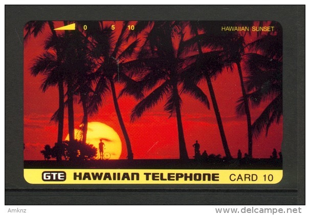 Hawaii GTE - 1993 10 Unit - Sunset - HAW-50 - Mint - Hawaï