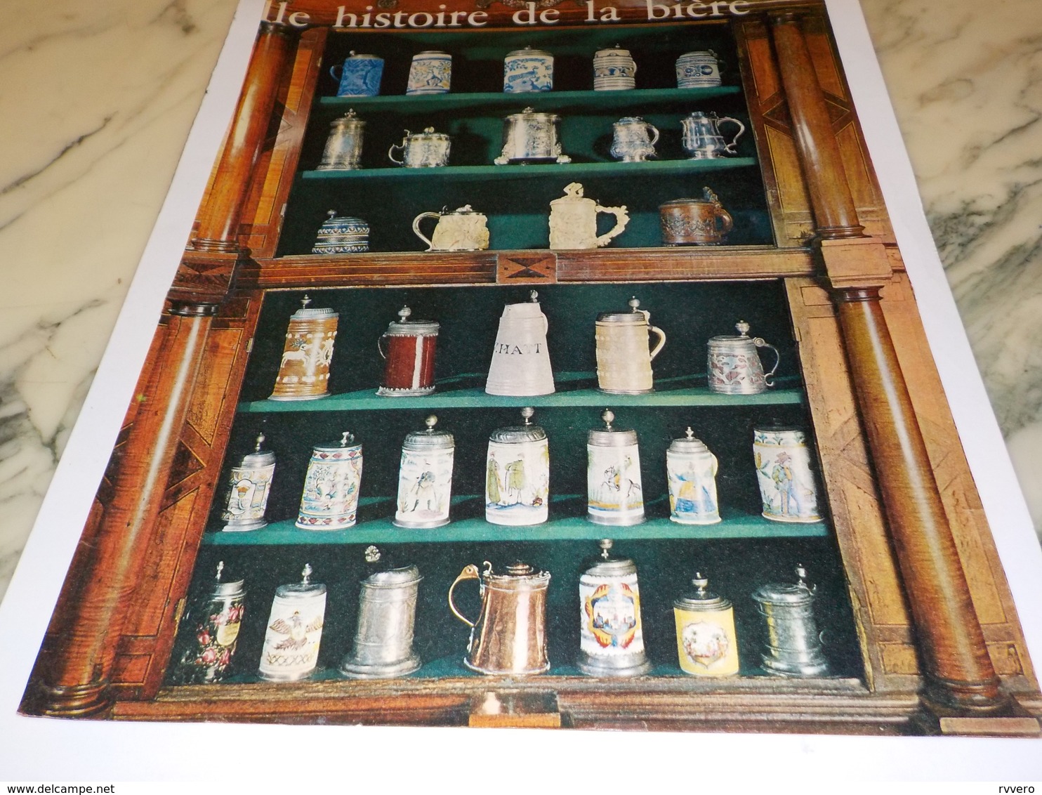 ANCIENNE  PUBLICITE  HISTOIRE DE BIERE 1962 - Alcools