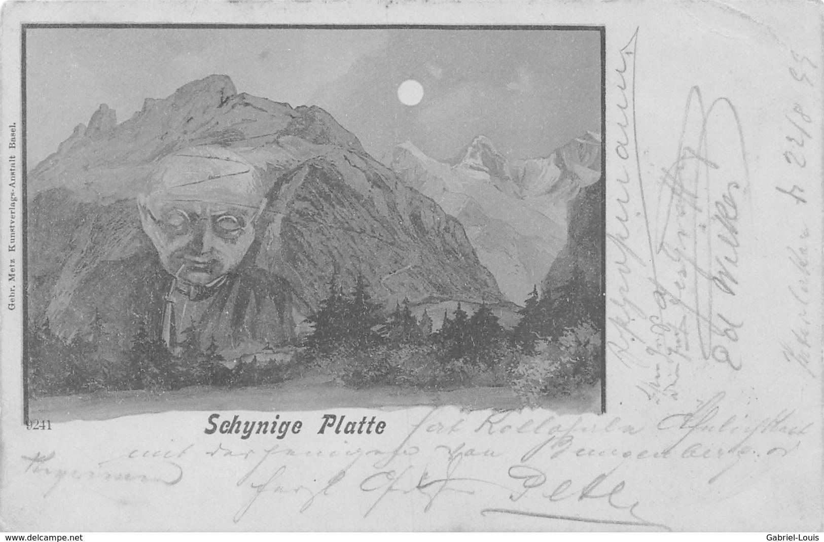 Schynige Platte -  Berg Mit Gesicht / Berggesichter - 1899 . Surréalisme - Interlaken - Interlaken