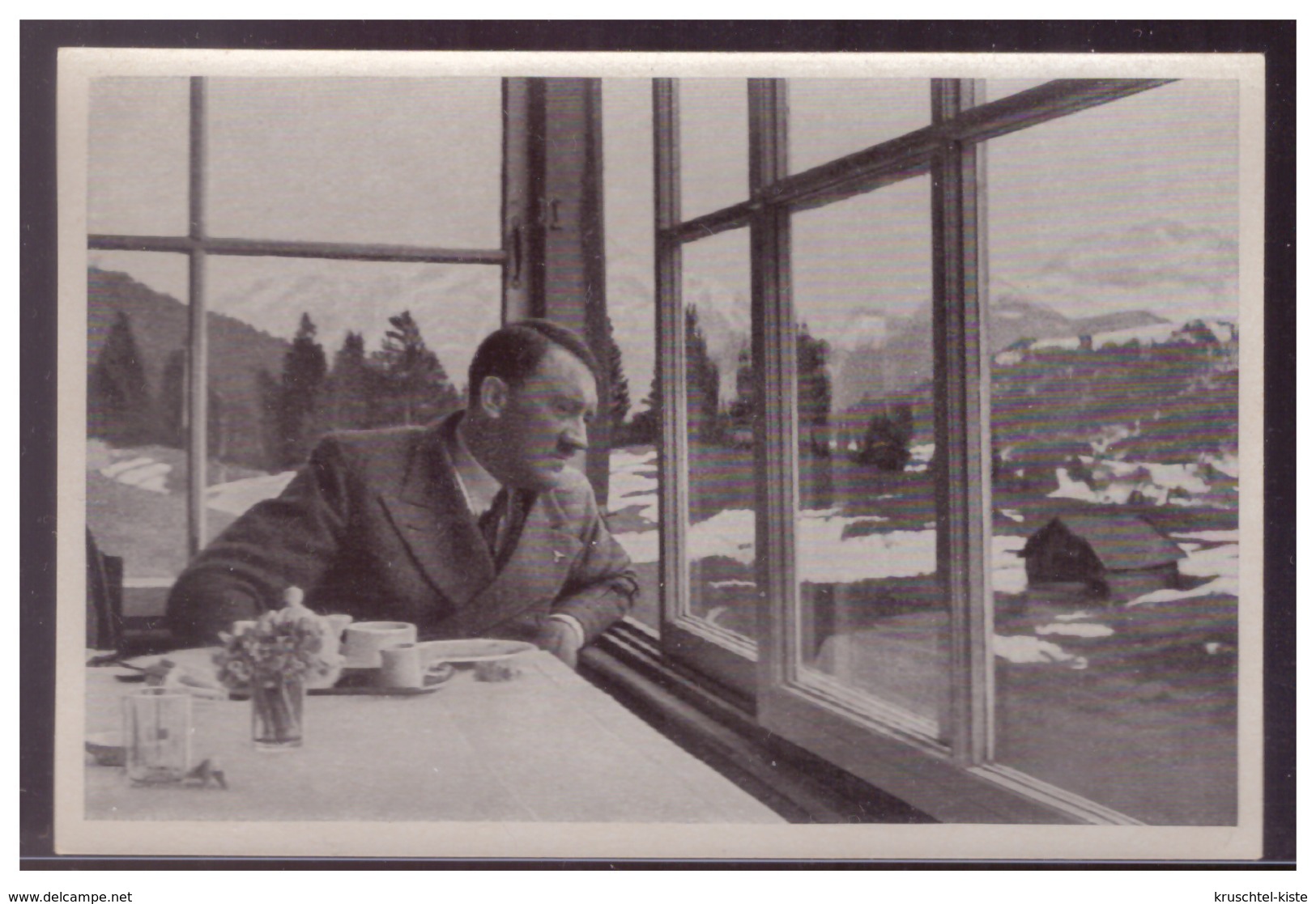 DT- Reich (008329) Propaganda Sammelbild Adolf Hitler"" Bild 52, Auf Der G`schwandner Alm Bei Garmisch - Briefe U. Dokumente