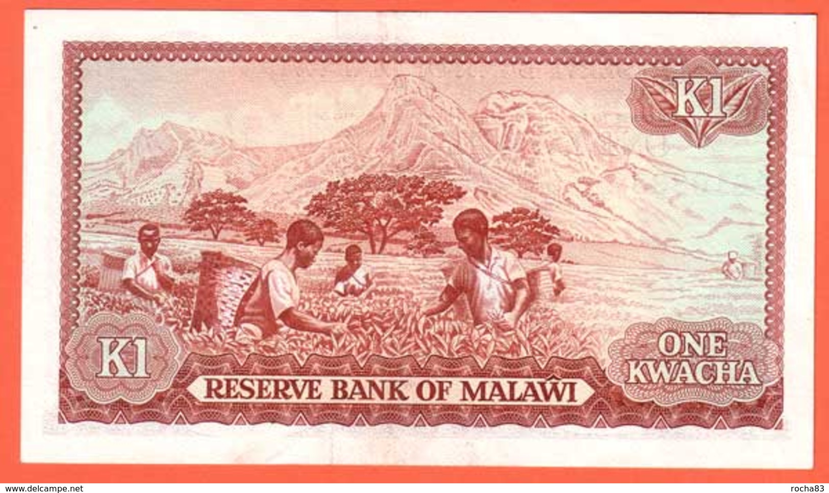 MALAWI - 1 Kwacha Du 01 04 1984 Pick 14g - Malawi