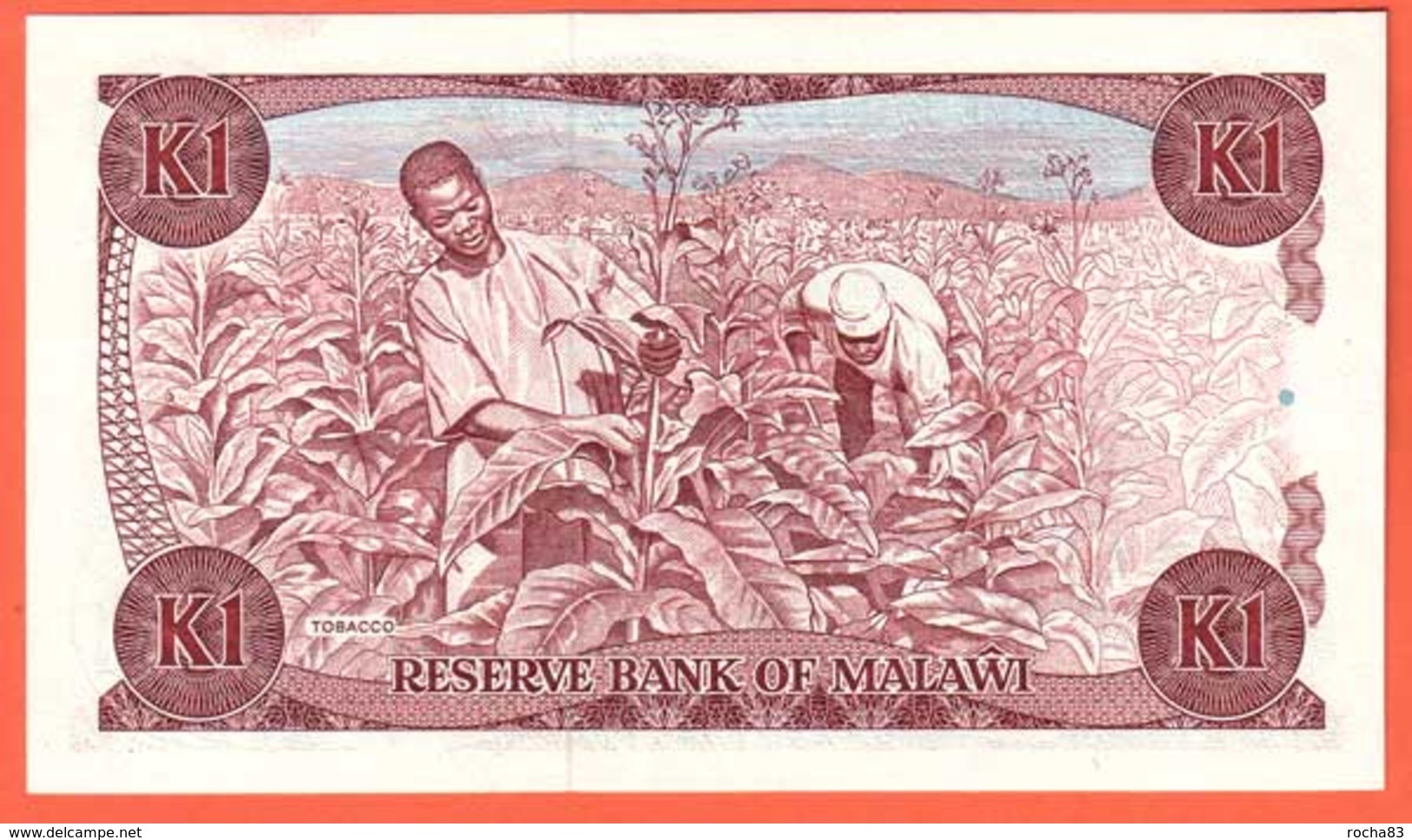 MALAWI - 1 Kwacha Du 01 04 1988  Pick 19b - Malawi