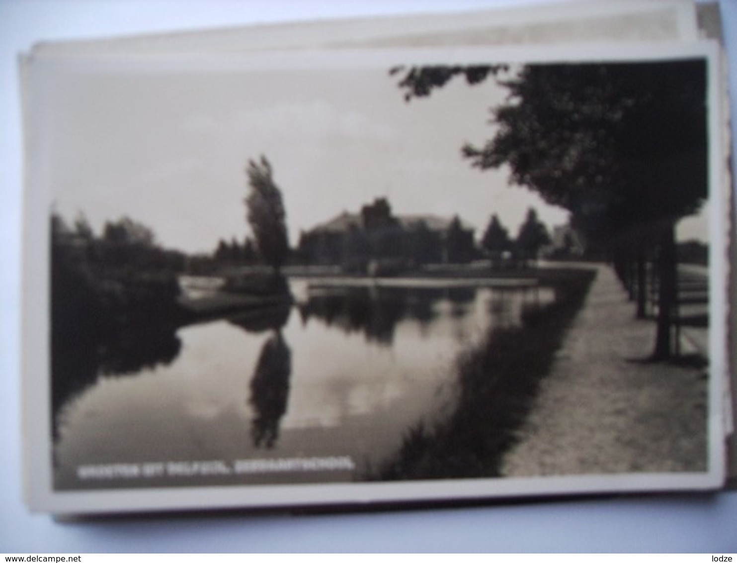 Nederland Holland Pays Bas Delfzijl Fotokaart Oude Zeevaartschool Photocard - Delfzijl