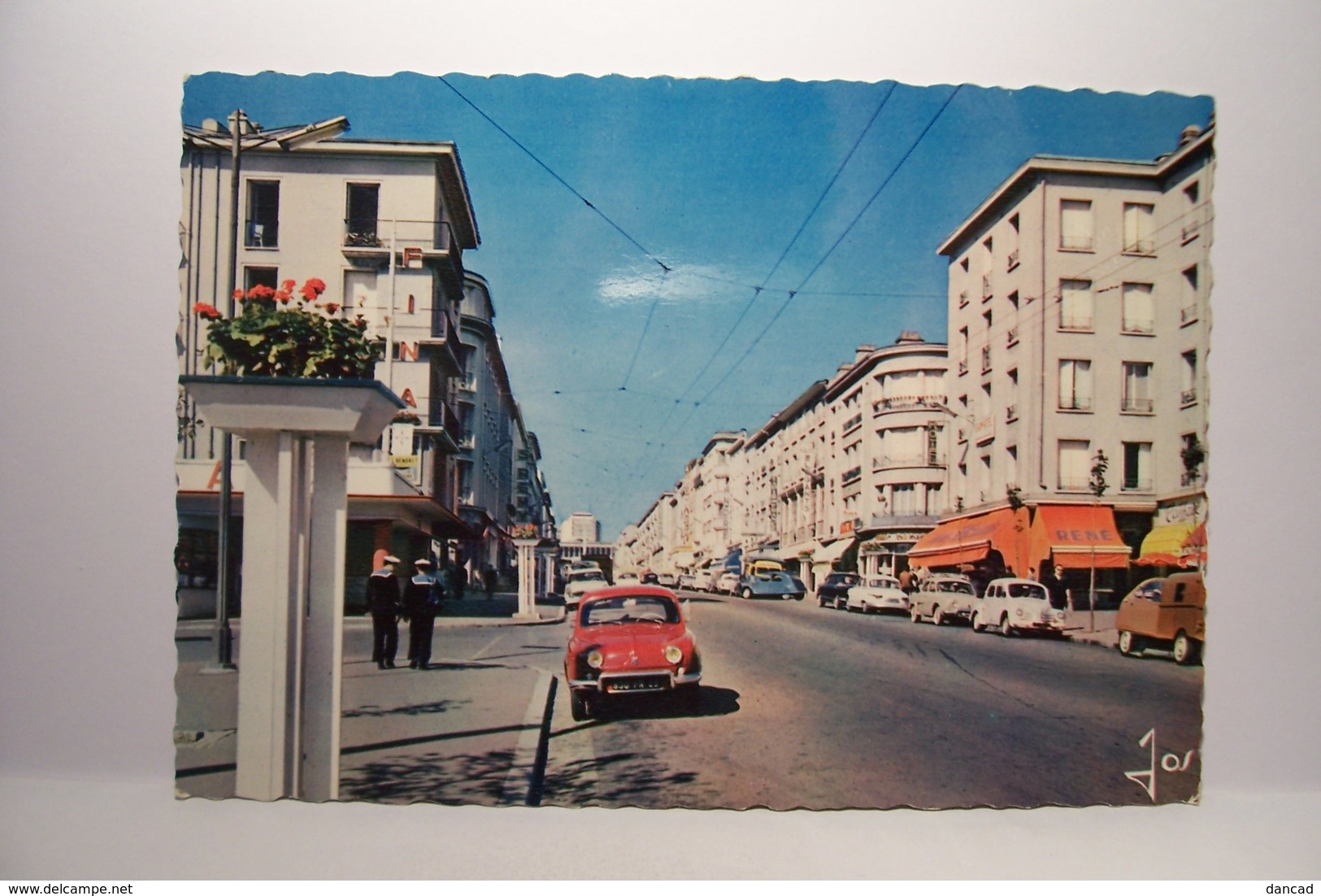 BREST   - La Rue De SIAM ( Vers Mairie )- AUTOMOBILES   - ( Pas De Reflet Sur L'original ) En L'état - Brest