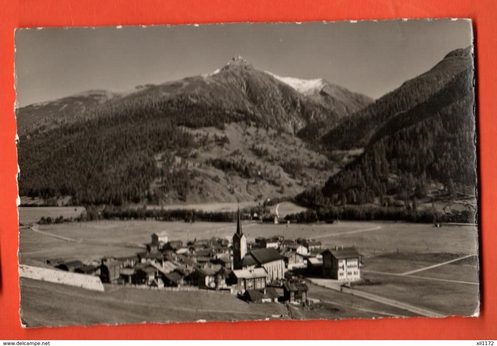 PCP-39 Ulrichen Mit Blashorn, Aeginental Nufenenpass Goms. Gelaufen 1952 . Feldpost Aviation Militär. Gyger 18253 - Goms