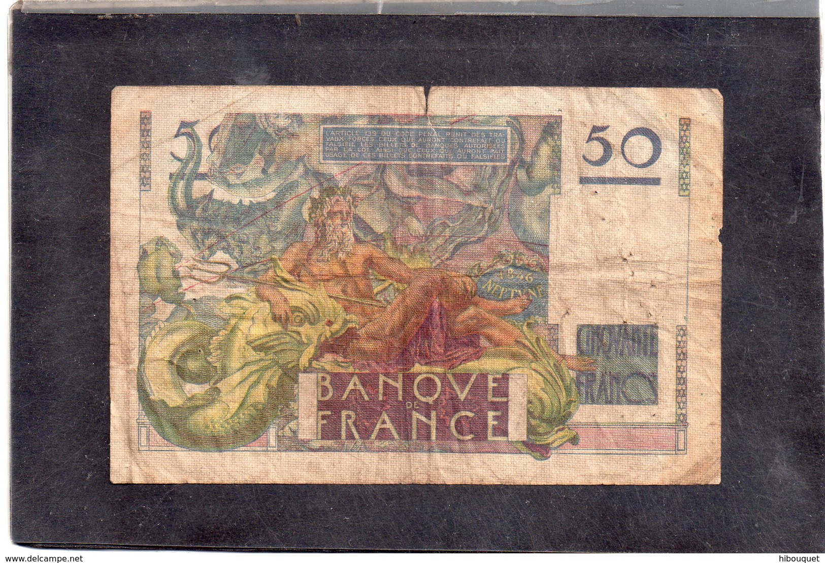 Billet De 50 Francs Berger M 2-5-1946 M - 5 F 1943-1947 ''Berger''