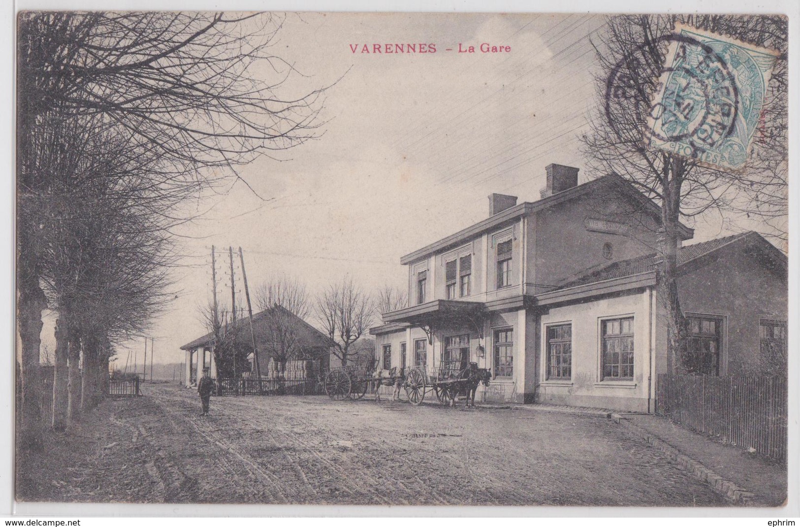 Varennes Jaulgonne (Aisne) - La Gare - Altri & Non Classificati