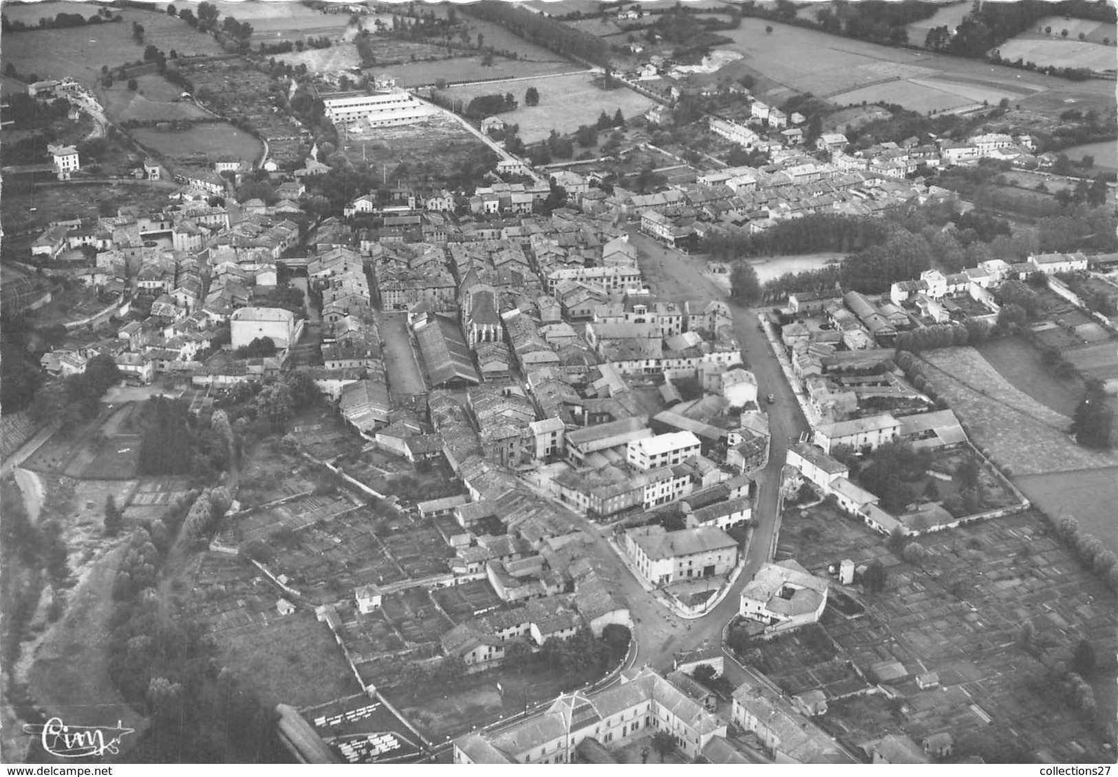 01-CHATILLON-SUR-CHALARONNE- VUE GENERALE AERIENNE - Châtillon-sur-Chalaronne