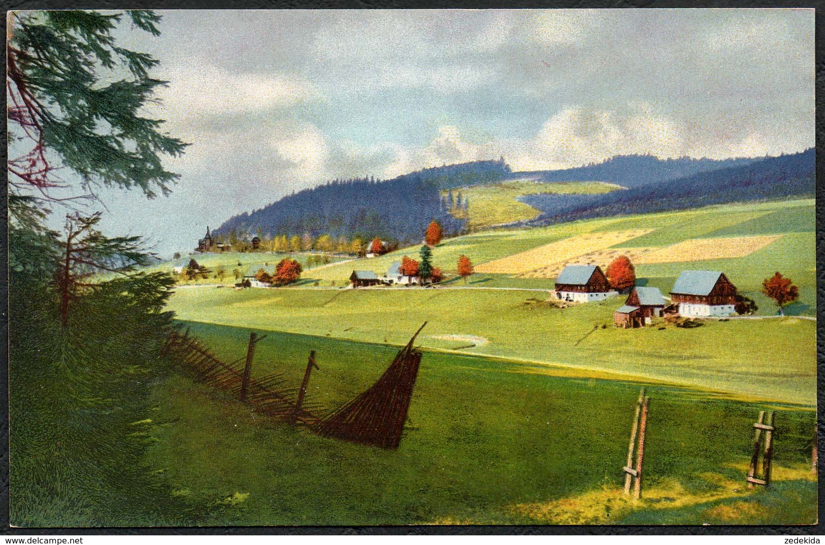 D4233 - Rehefeld - Photochromie - Zum Besten Sportheim Jägerhof Rehefeld - Motivkarte - Rehefeld