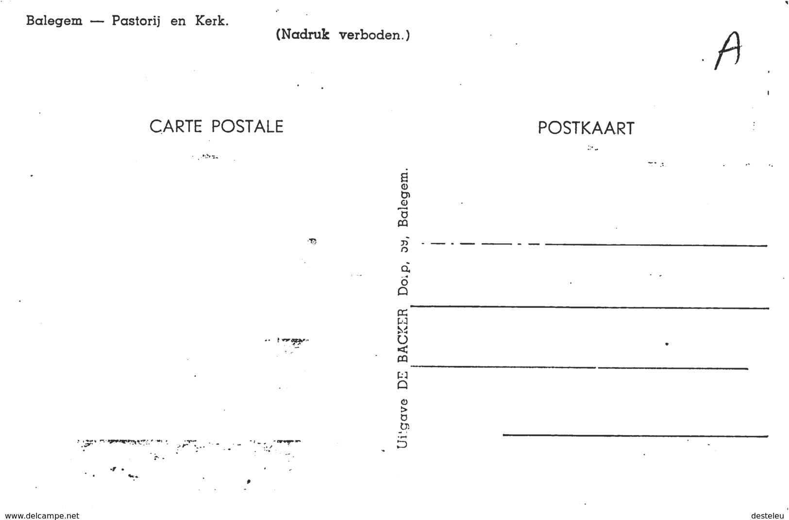 Pastorij En Kerk - Balegem - Oosterzele