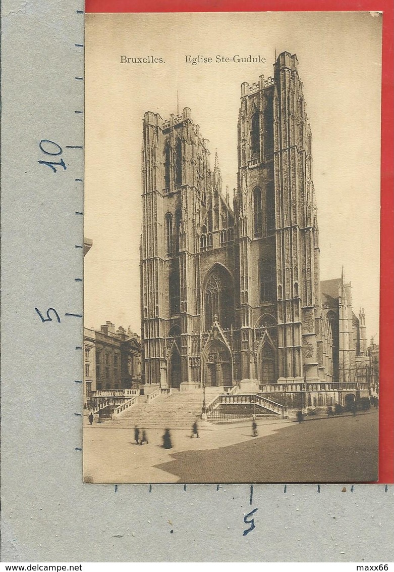 CARTOLINA NV BELGIO - BRUXELLES - Eglise Ste Gudule - 9 X 14 - Monumenti, Edifici