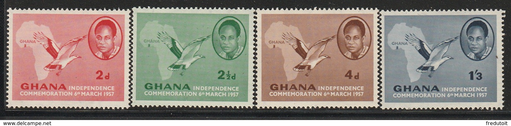 GHANA - N°10/3 ** (1957) Oiseaux : Vautour Pêcheur - Ghana (1957-...)