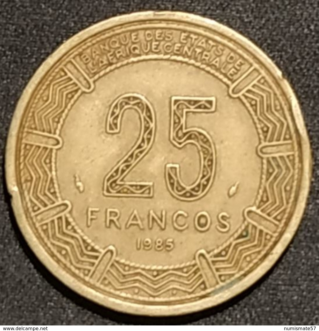 RARE - GUINEE EQUATORIAL - 25 FRANCOS 1985 - KM 60 - Guinée Equatoriale