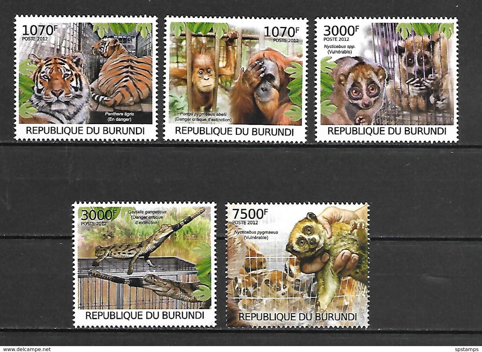 Burundi 2012 Animals - Trade In Wildlife MNH - Sonstige & Ohne Zuordnung