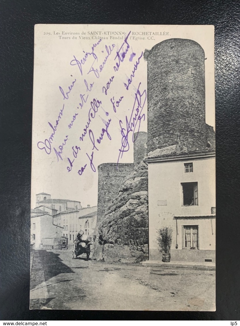 Les Environs De Saint Etienne Rochetaillée. Tours Du Vieux Château Féodal De L’église - Rochetaillee