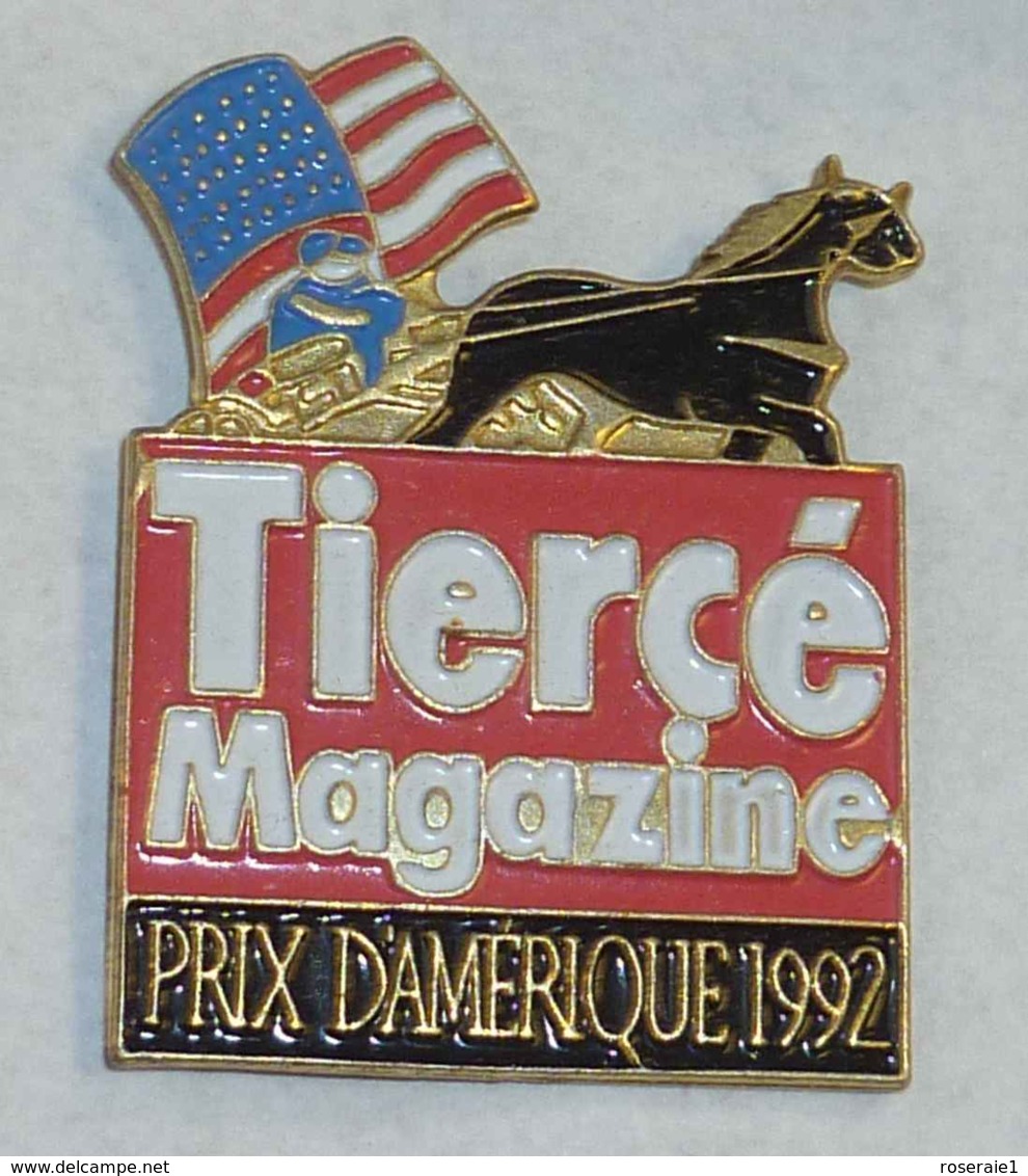Pin's TIERCE MAGAZINE, PRIX D AMERIQUE 1992 - Autres & Non Classés
