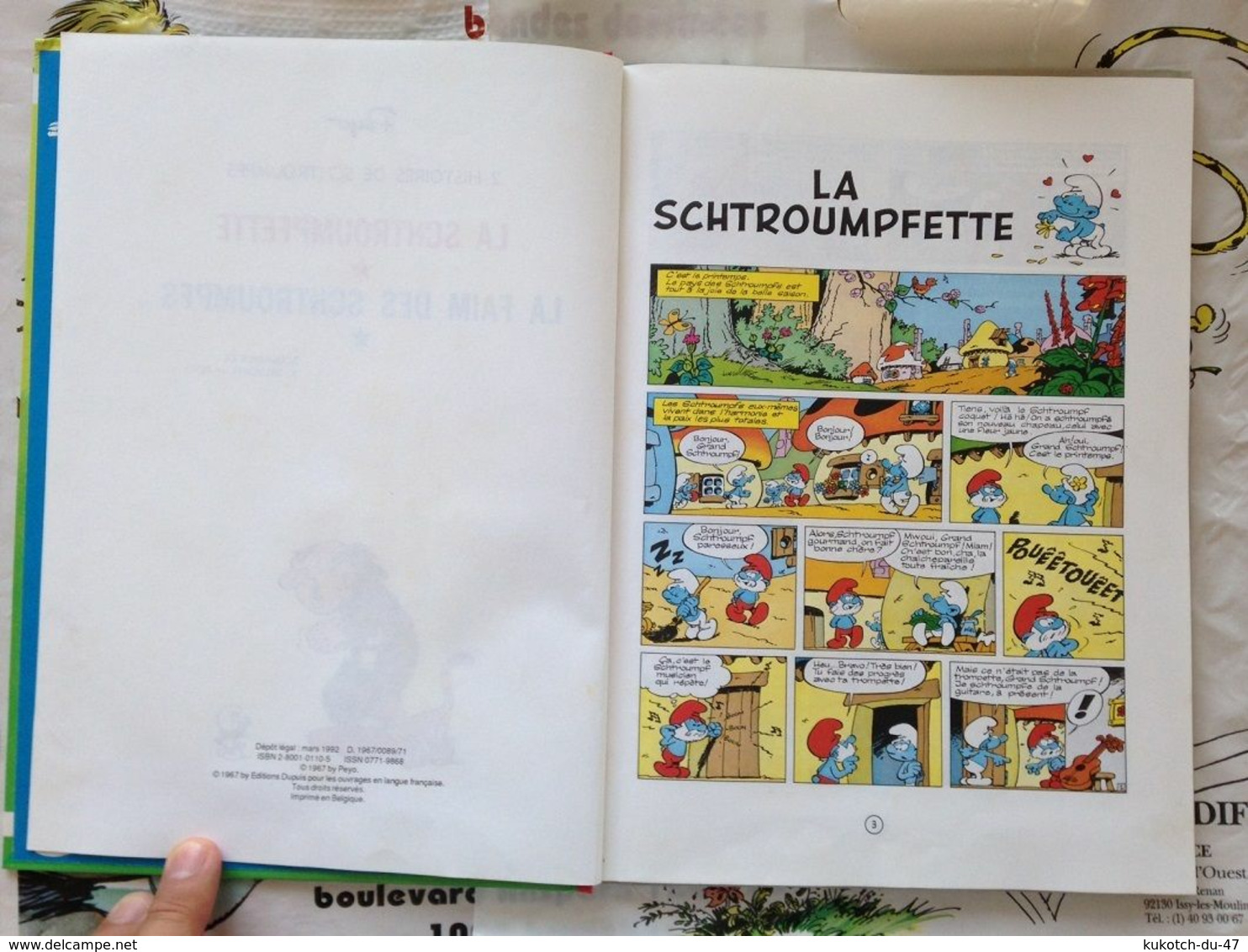 BD Les Schtroumphs - La Schtroumpfette - Peyo - (1992) - Schtroumpfs, Les - Los Pitufos