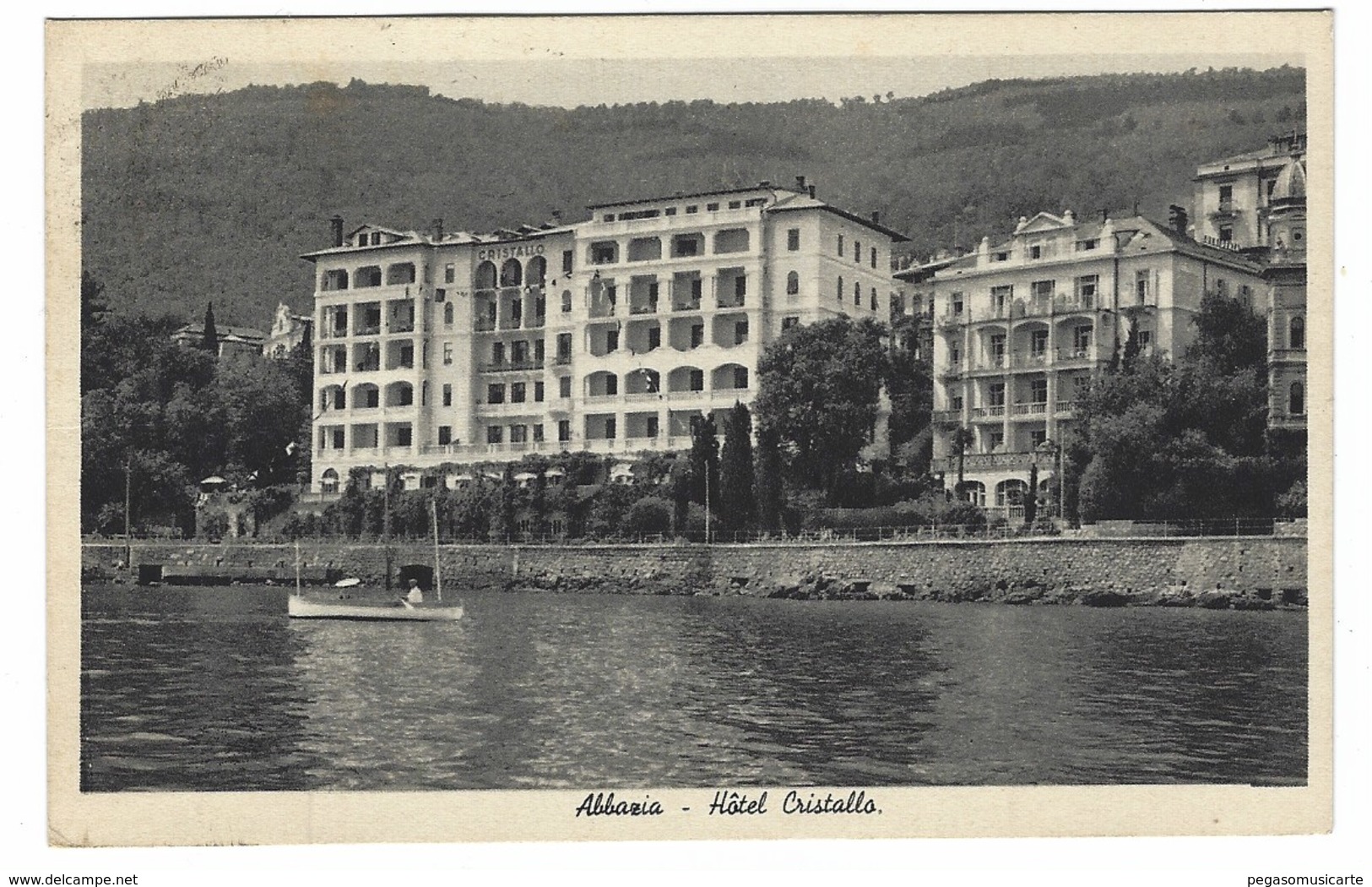 4484 - ABBAZIA Opatija HOTEL CRISTALLO 1940 CIRCA - Croatia